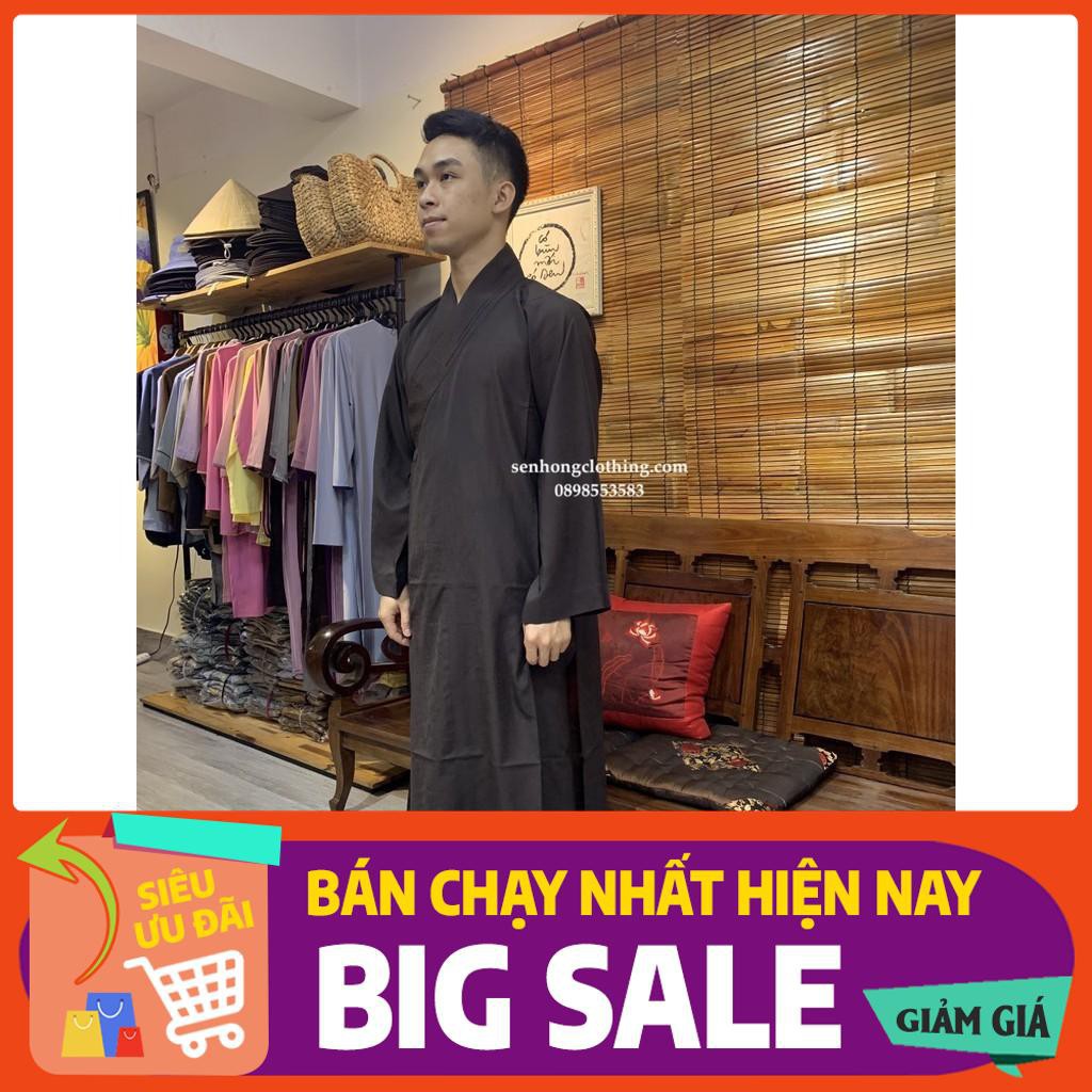 ÁO TRÀNG PHẬT TỬ NAM NỮ KATE MÁT MỊN KHÔNG BAI XÙ KHÔNG CO RÚT | BigBuy360 - bigbuy360.vn