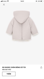 Áo khoác lông thỏ Zara