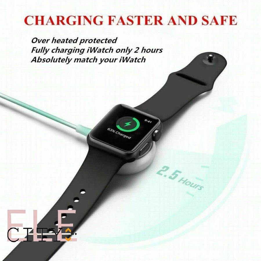 Đế Sạc Nam Châm Cho Đồng Hồ Thông Minh Apple Watch Iwatch Series 1 / 2 / 3 / 4