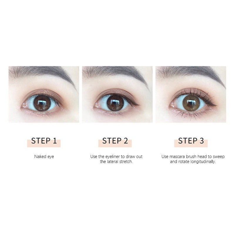 Mascara chuốt mi kèm bút kẻ mắt 2 trong 1 MAYCHEER | BigBuy360 - bigbuy360.vn