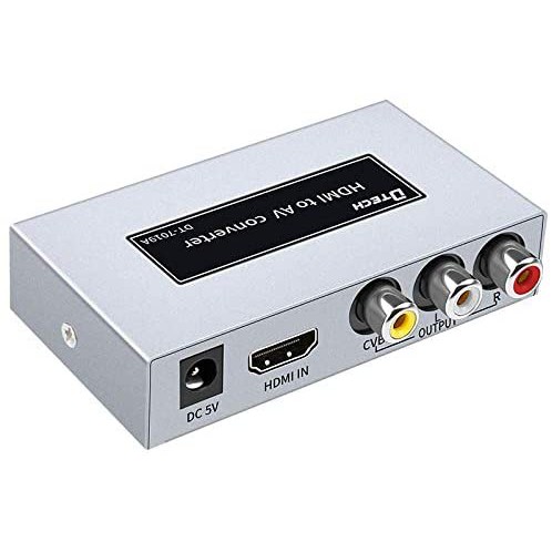 MULTI HDMI -&gt; AV + AUDIO DTECH DT 7019A, BỘ CHUYỂN TÍN HIỆU TỪ HDMI SANG AV CÓ ÂM THANH DTECH DT 7019A