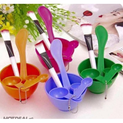 Bộ CHÉN Trộn Đắp Mặt Nạ - Bộ Chén Trộn Mặt Nạ 5in1 Tiện ích