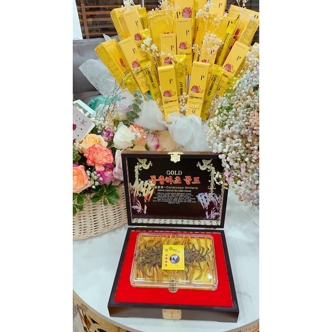 ĐÔNG TRÙNG HẠ THẢO NGUYÊN CON HÀN QUỐC DONG CHUNG HA CHO GOLD CORDYCEPS MILITARIS 45G CHÍNH HÃNG - 10235