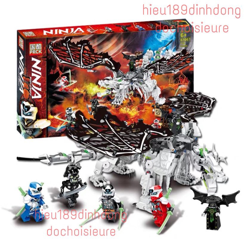 Lắp ráp Xếp hình Rồng Thần Của Phù Thủy Đầu Lâu 71721 61067