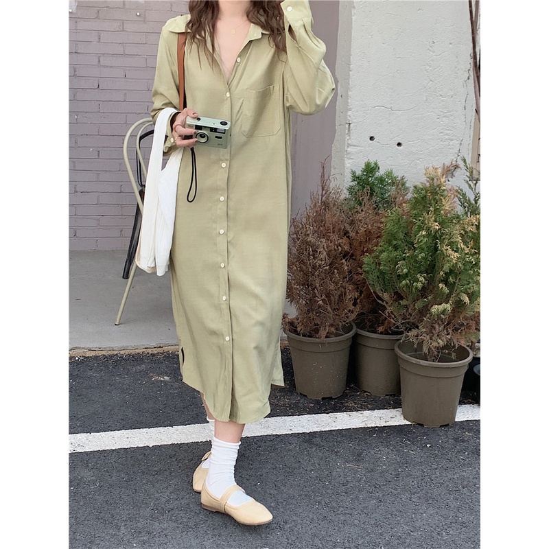 SUXI Áo Sơ Mi Tay Dài Màu Sắc Thời Trang Dành Cho Nữ