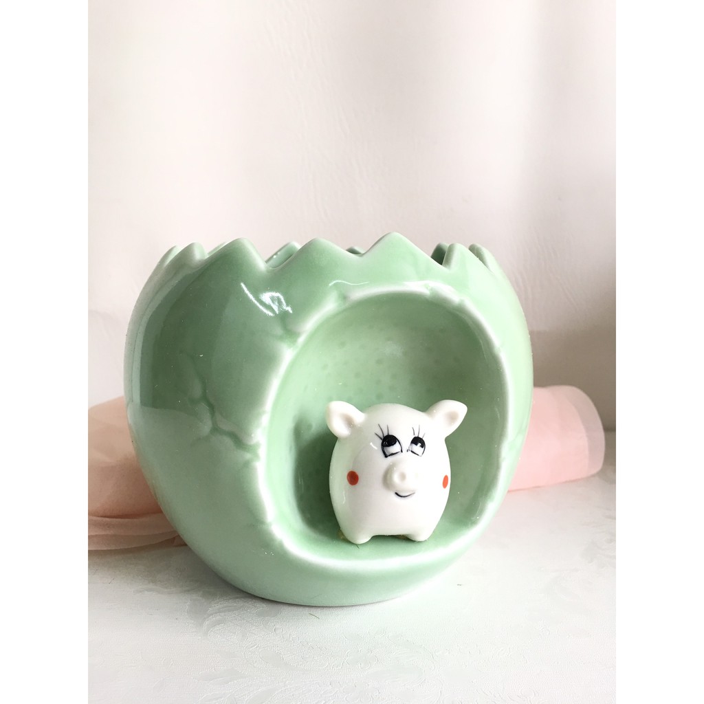 Chậu trồng cây ngôi nhà hà mã- Chậu trồng cây cảnh TC026