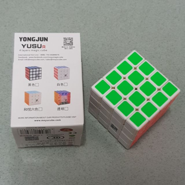 Rubik Moyu Yusu R 4x4 viền trắng