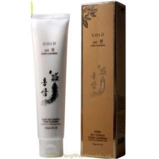 Sữa rửa mặt Sâm Vàng GOLD MYJIN Hàn Quốc 120g (Korea Red Ginseng Foam Cleansing) mykoreanshop Mykoshop 