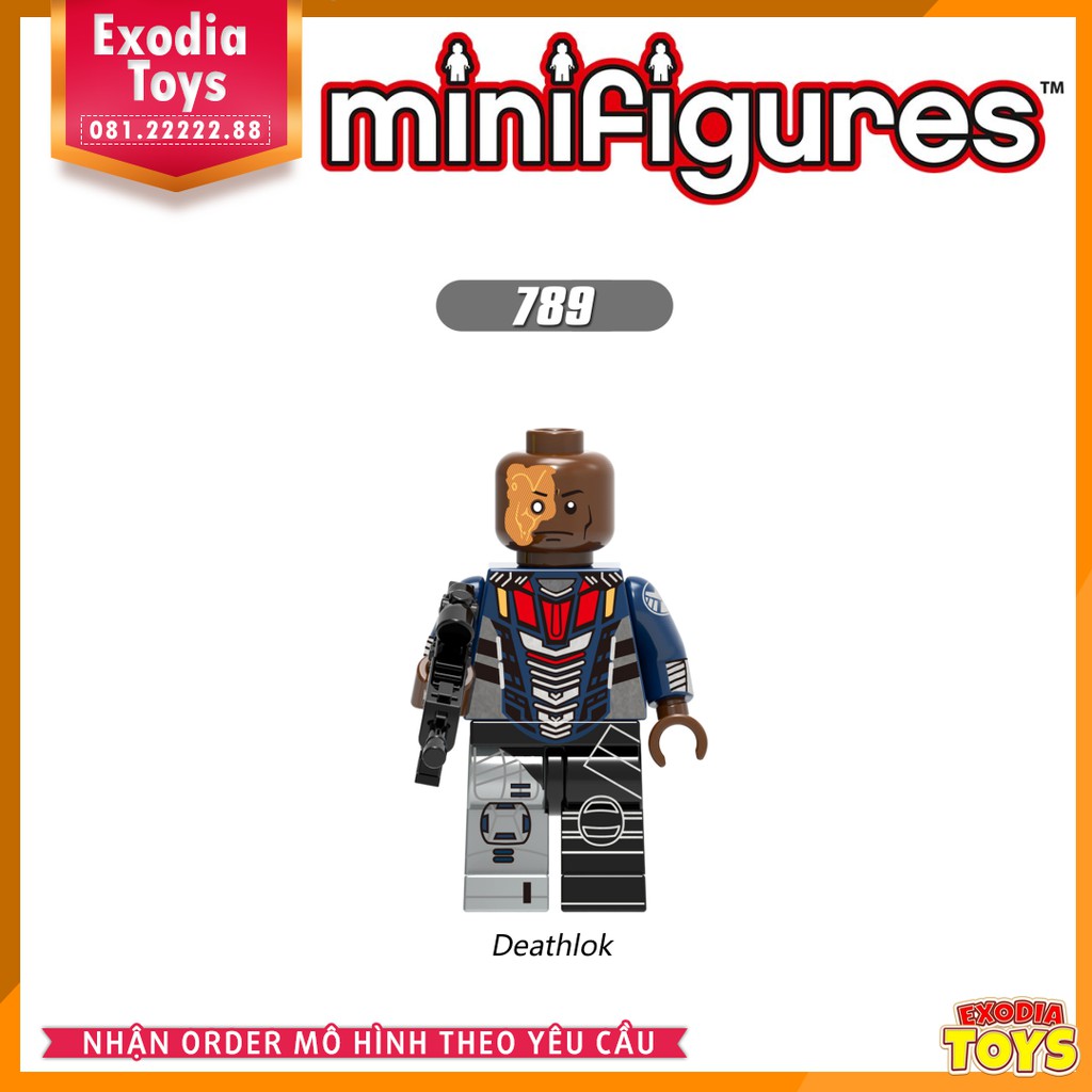 Xếp hình Minifigure Nhân vật đội đặc nhiệm SHIELD : Agents of SHIELD - Đồ Chơi Lắp Ghép Sáng Tạo - XINH X0182