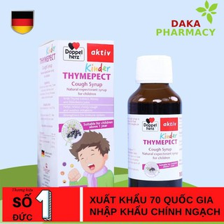 Siro trị ho cho bé số 1 Đức Doppelherz Kinder Thymepect Cough syrup nhập khẩu chinh ngạch