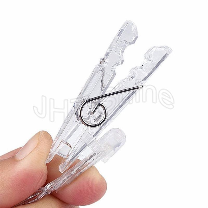 Dây đèn led treo ảnh 3m 20 kẹp dùng pin AA