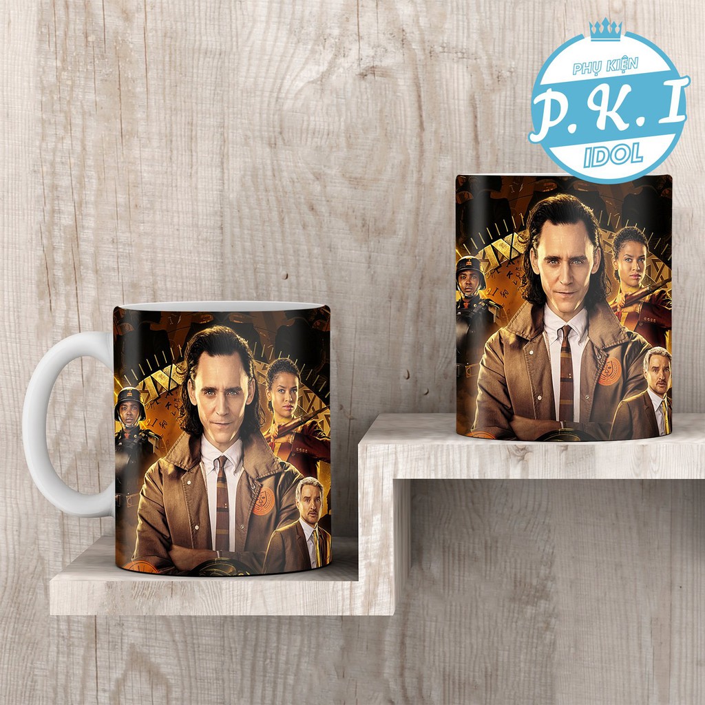 Cốc Sứ Cao Cấp In Hình Thần Loki – Kẻ Thù Không Đội Trời Chung Của Thor