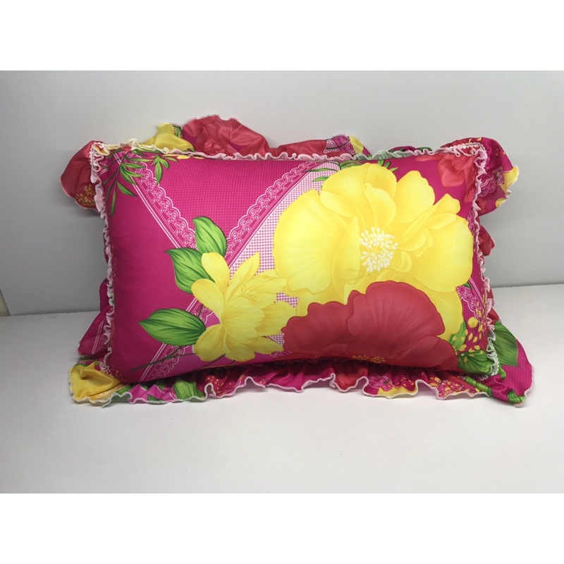 Vỏ gối thun 30x50cm có bèo