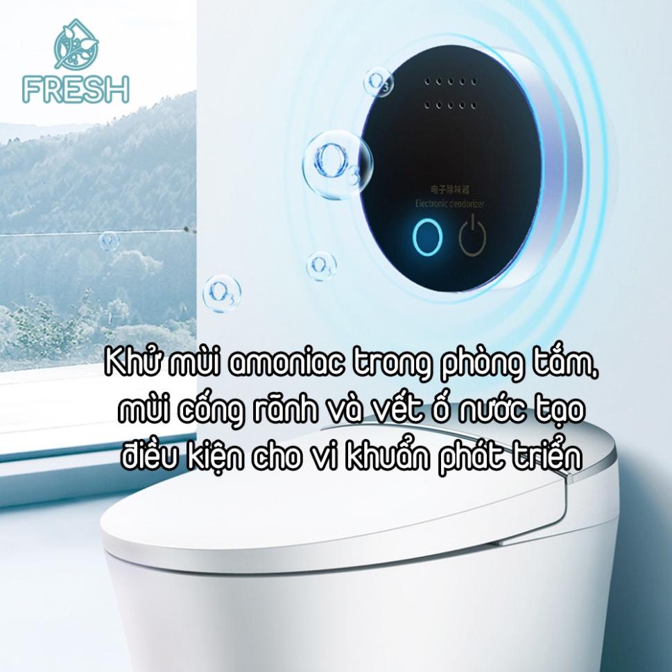 Máy Lọc Không Khí Khử Mùi Sát Khuẩn Đa Năng Mini Dùng Cho Nhà Vệ Sinh, Phòng Ngủ Tiện Lợi Fresh
