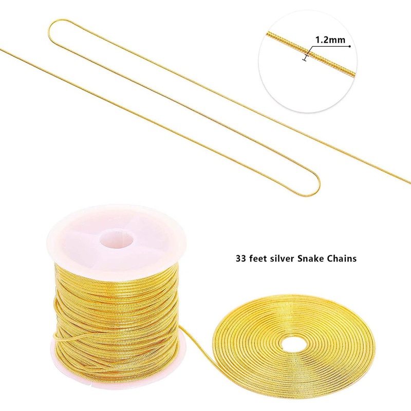 Sa Vòng cổ Làm Trang Sức 33Ft 1.2mm