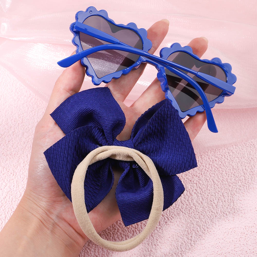 KIDSBOWS Set 2 Băng Đô Nơ Màu Sắc Xinh Xắn Cho Bé Gái