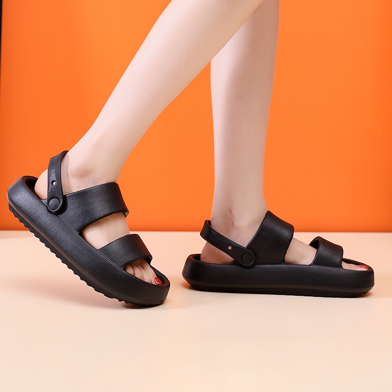 Dép sandal nữ đế độn 3cm nhựa eva đi cực nhẹ êm chân thời trang ulzzang siêu hot TH-94