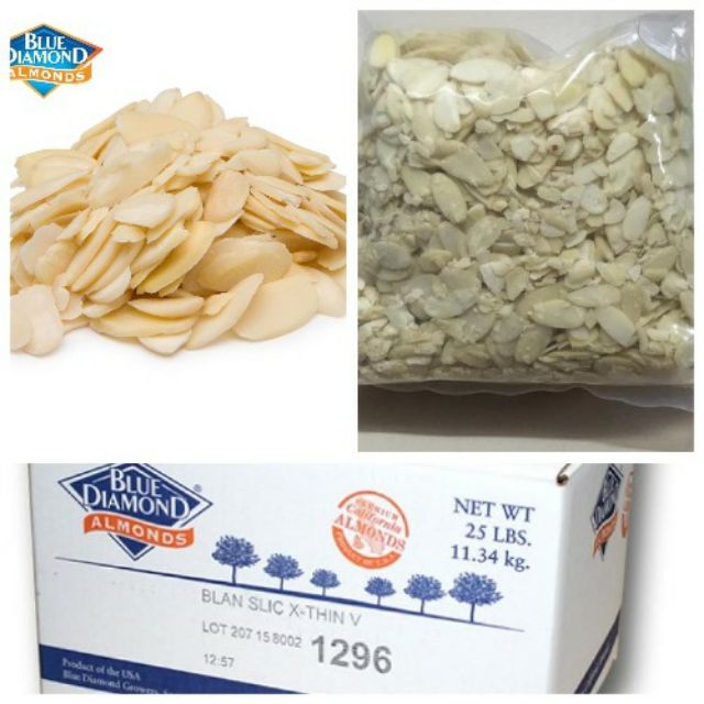 Hạnh nhân lát Blue Diamond 100g