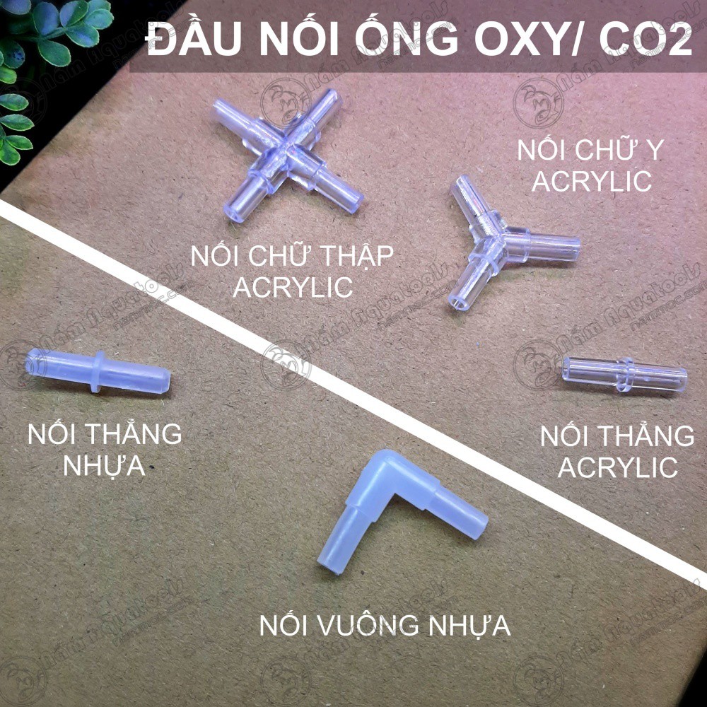 Đầu Nối Ống - Đầu Nối Dây Oxy Chữ L | Chữ T | Chữ Y | Chữ Thập - Nối Ống Oxy, CO2