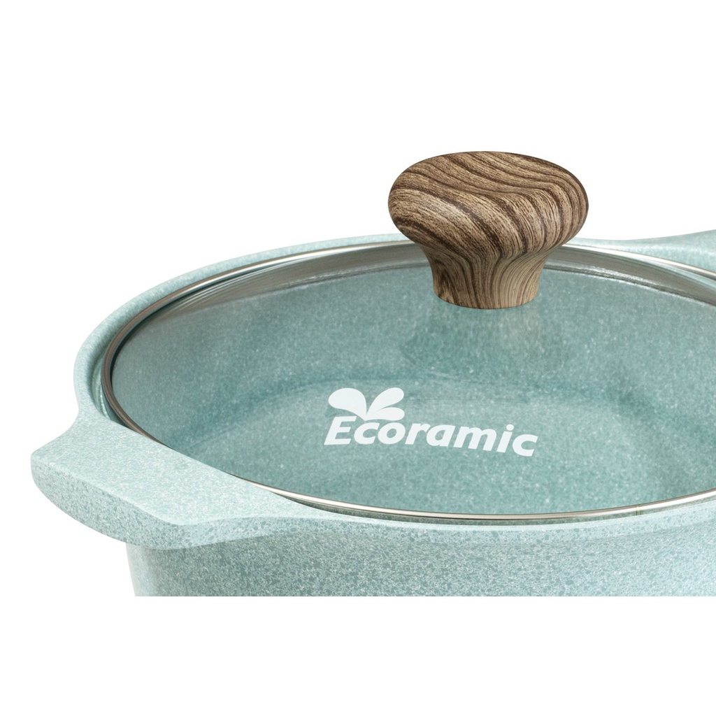 BỘ NỒI 4 ECORAMIC PLATINUM ĐÁY TỪ  CHÍNH HÃNG 100%