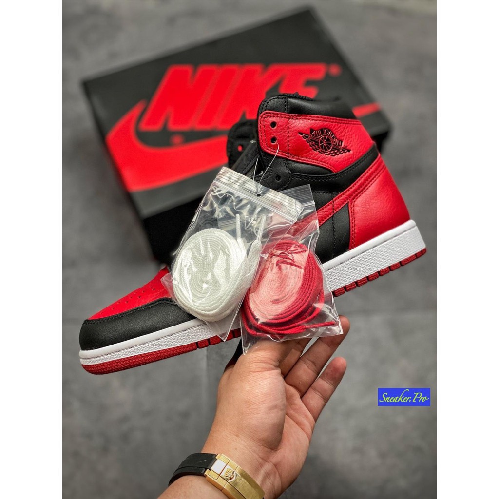 Giày thể thao Air Jordan 1 Retro High Homage To Home cổ cao siêu phong cách dành cho nam và nữ