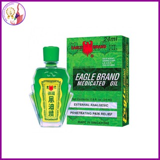 Dầu gió xanh eagle brand medicated oil 24ml
