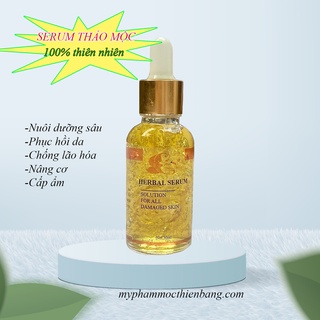 combo serum dưỡng và bột tắm trắng thảo mộc