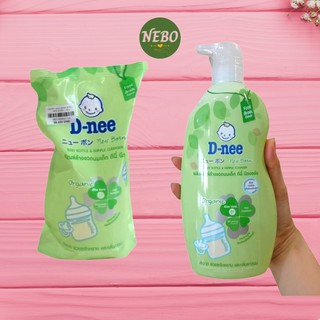 Nước rửa bình sữa Dnee 600ml hữu cơ an toàn cho bé