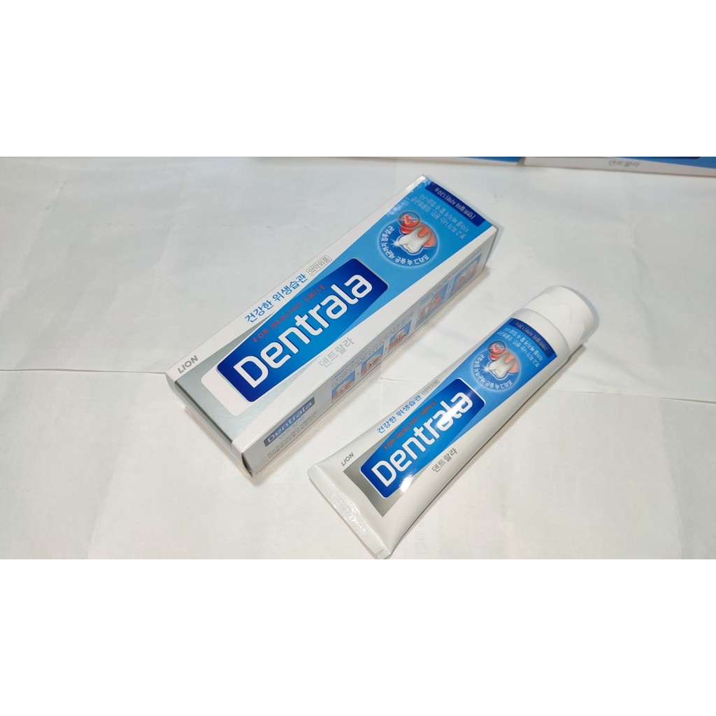 Kem đánh răng Ngừa Sâu Răng Hàn Quốc kháng khuẩn bạc hà Dentrala Lion
