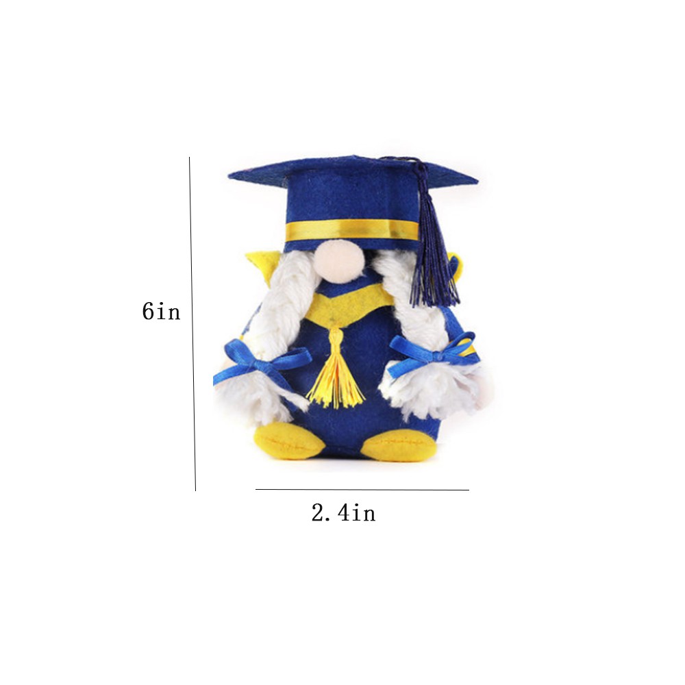 MIOSHOP Party Supplies Plush Gnomes Gifts Graduation Gnome Decorations Home Decor Handmade Table Ornaments Toy Class of 2021