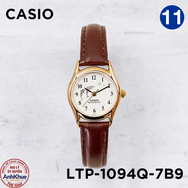 Đồng hồ nữ dây da Casio chính hãng Anh Khuê LTP-1094 Series (23mm)