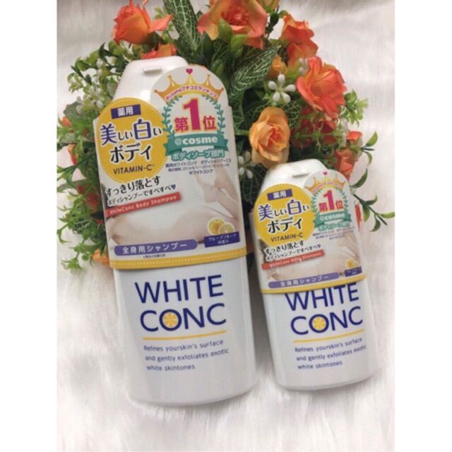 Sữa tắm trắng white conc 360ml