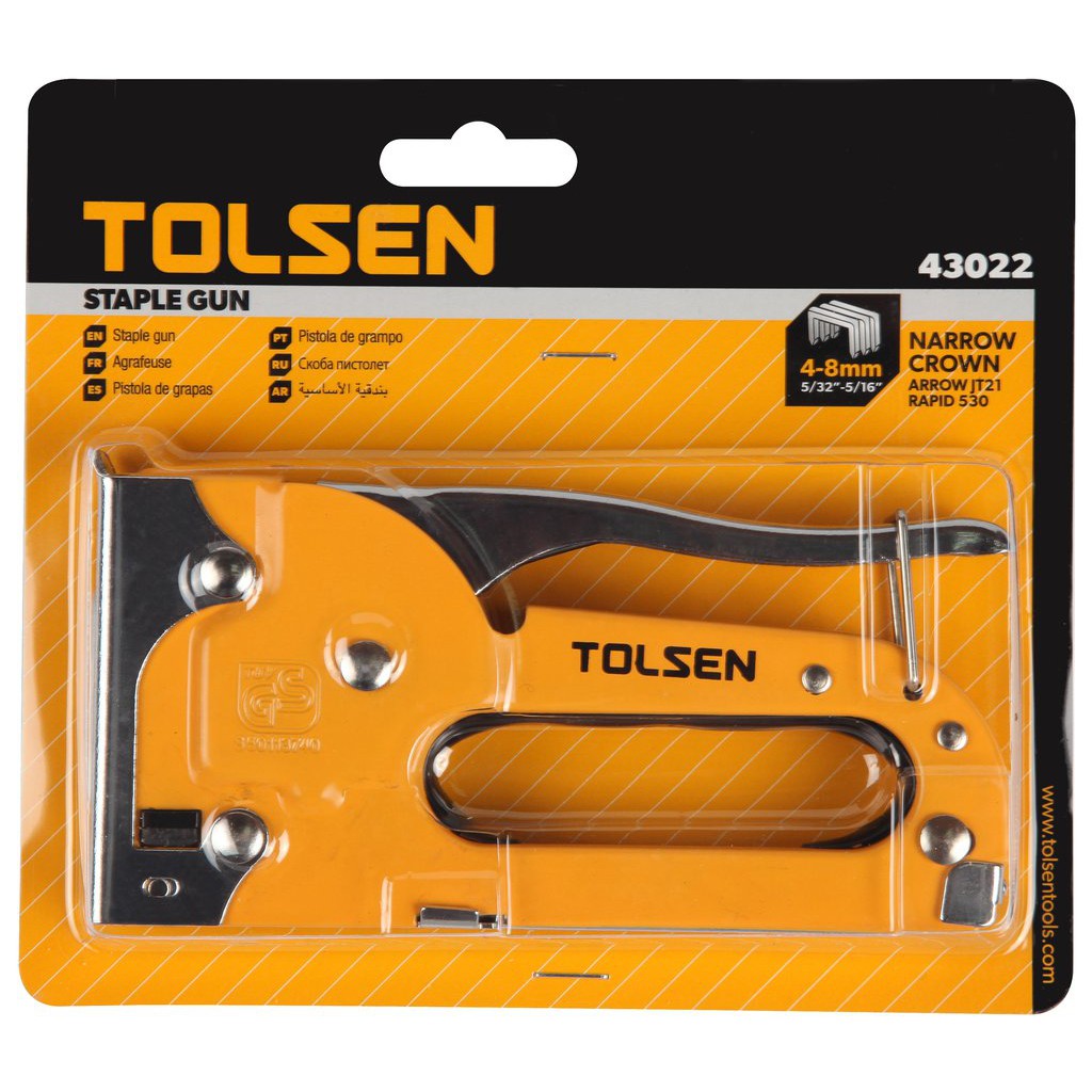 súng bắn ghim tolsen 43022 staple gun
