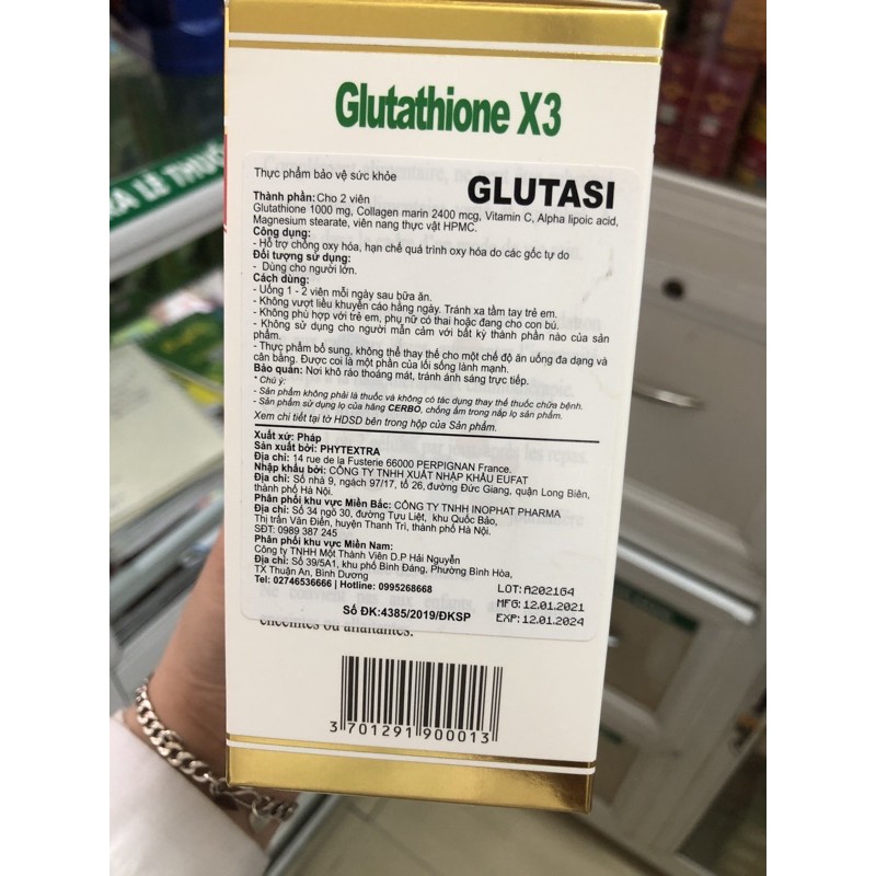 Viên Uống Collagen - Hỗ Trợ Chống Oxy Hóa Glutasi Glutathione X3 Phytextra 60 Viên | BigBuy360 - bigbuy360.vn