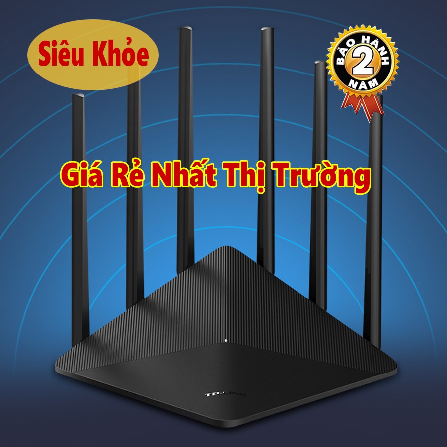 Bộ Phát Wifi 6 Râu TPlink WDR7660 - AC1900 - Siêu Khỏe - Fullbox (FREESHIP)