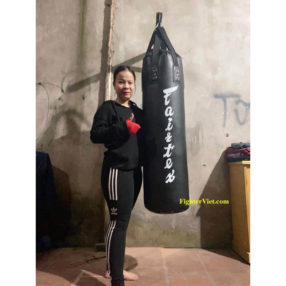 COMBO Bao Cát Fairtex 1m2 - Giá Treo Bao Cát Siêu Tiết Kiệm Da 3 Lớp Tiêu Chuẩn Thái Lan