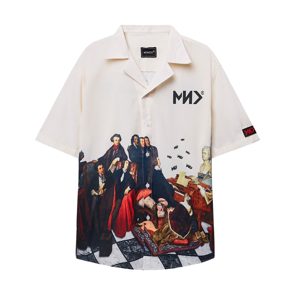 MENDE - Vintage Shirt - Áo sơ mi tay ngắn