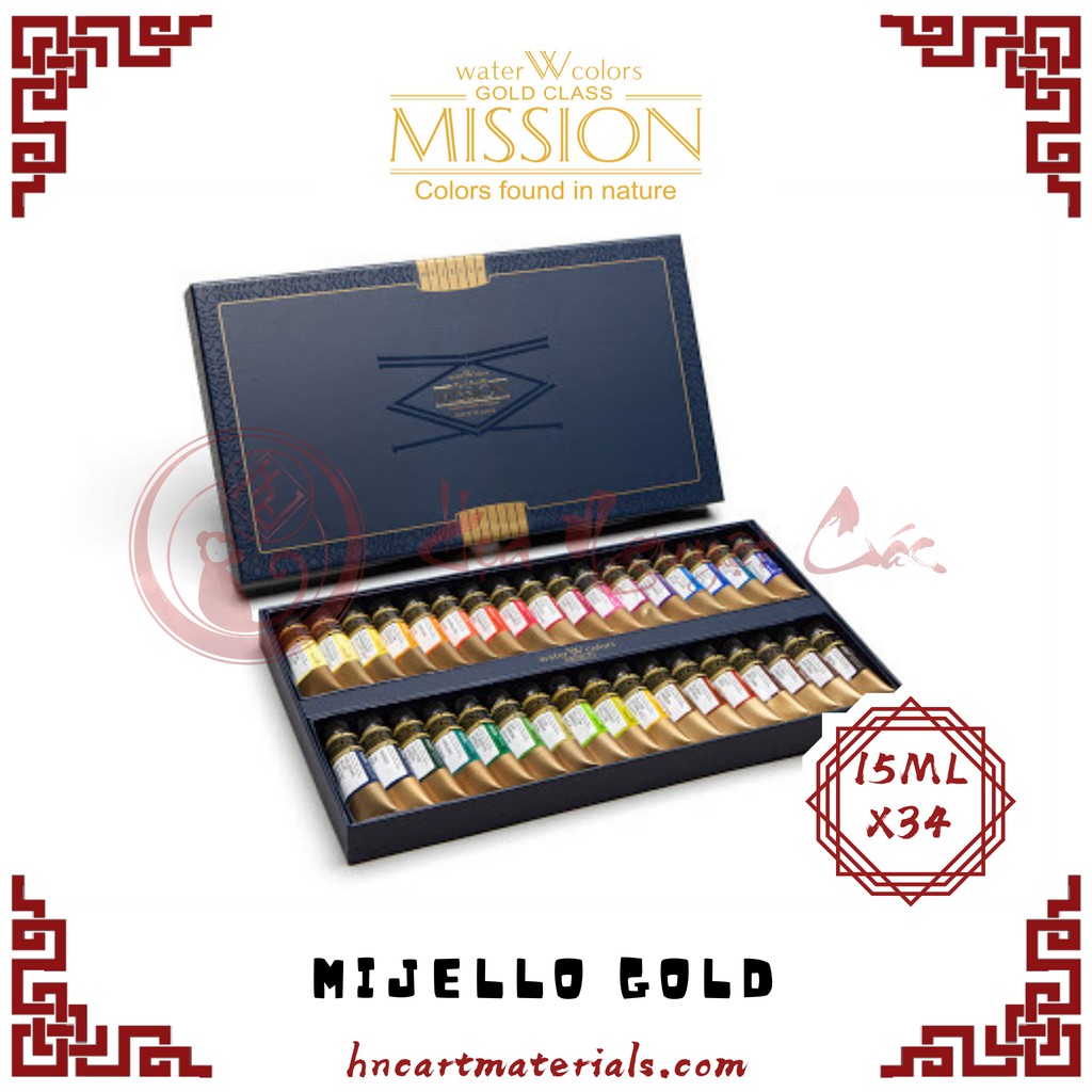 [Mijello] Màu nước Mijello Mission Gold