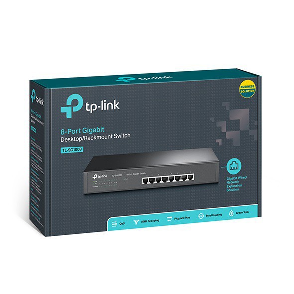 Bộ chuyển đổi tín hiệu 8 cổng tp link Switch Gigabit TL-SG1008 - Bảo Hành 36 Tháng