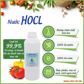 Combo 2 chai nước khử trùng khử khuẩn HOCL 1 lít