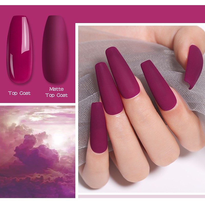 Set 6 chai gel sơn móng UR SUGAR màu sắc thời trang phong cách mùa thu