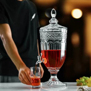 Bình thủy tinh cao cấp. Dung tích 2,5L