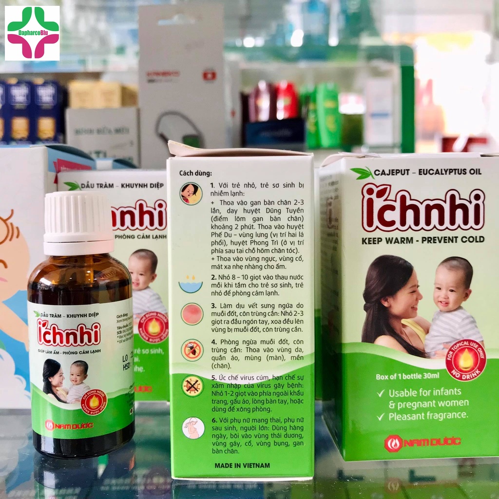Dầu Tràm Khuynh Diệp Ích Nhi 30ml