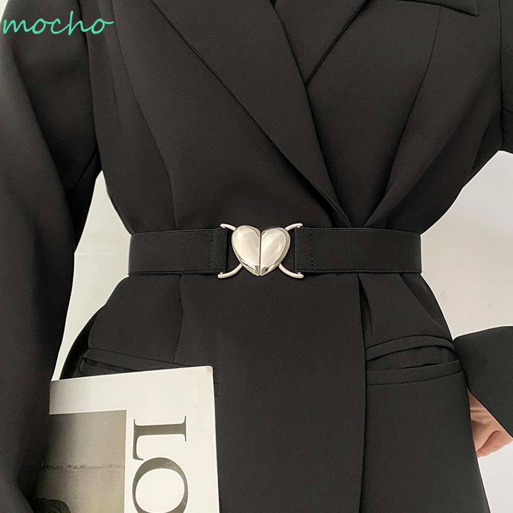 Thắt lưng co giãn khóa hình trái tim thời trang cao cấp cho nữ