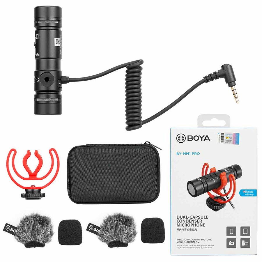 Micro Shotgun BOYA BY-MM1 PRO - Hàng Chính Hãng