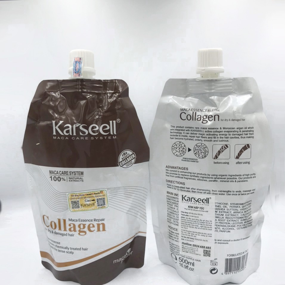 Hấp ủ tóc Collagen Karseell 500ml chính hãng | BigBuy360 - bigbuy360.vn