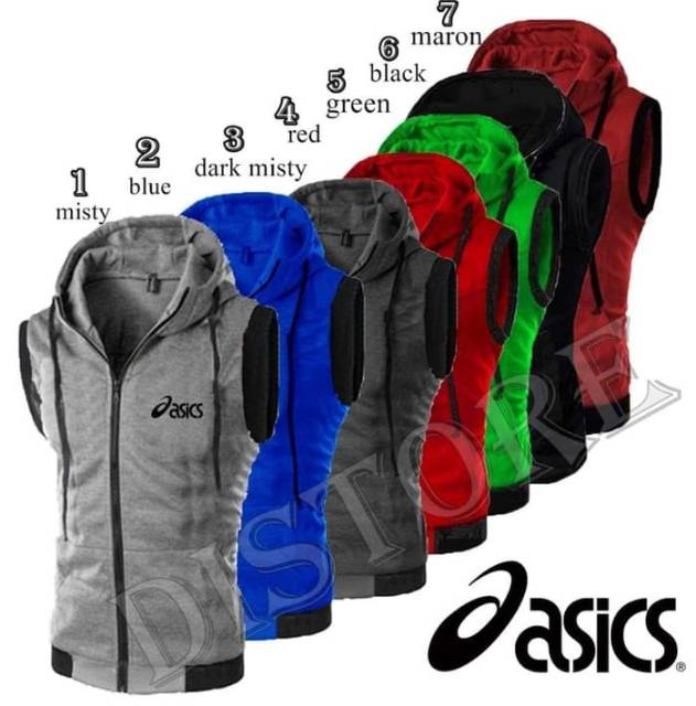 Áo Khoác Asics Không Tay Thời Trang Cá Tính