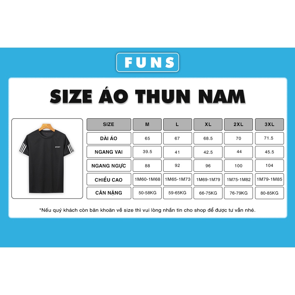 Áo thun nam FUNS mã TT35 Áo tay lỡ nam form rộng thể thao cộc tay đẹp hè thu tập gym