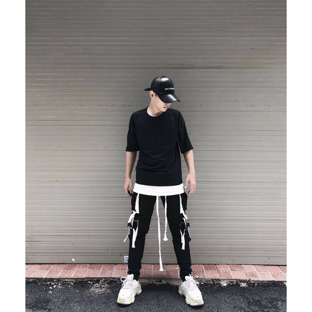 Quần Jogger Kaki Boxket in RED and in WHITE Unisex