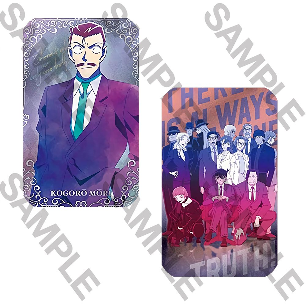 Ảnh card bo góc in hình THÁM TỬ LỪNG DANH CONAN Detective Conan ver LÒE LOẸT thẻ bo viền 5*8cm anime chibi 1 tấm